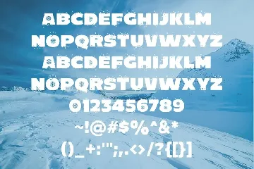 Coolest - Icy Frozen Font