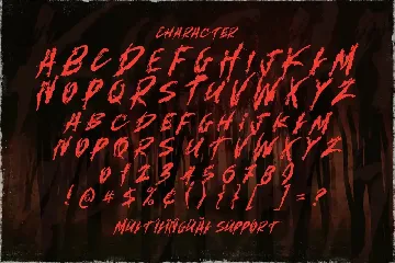 Kosan Murah - Horror Font