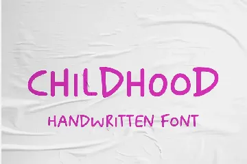 Childhood Font