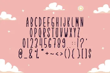 My Rainbow - Handwritten Display Font