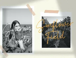 Aguset - Handwritten Font