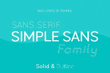 Simple Sans Family Font