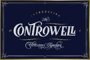 Controwell Victorian Typeface font