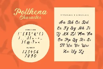 Polthena Script Font