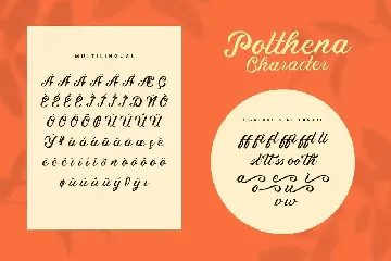 Polthena Script Font