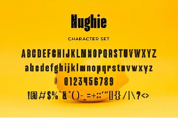 Nughie - Modern Bold Sans Serif font