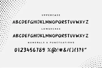 Utera - The Halftone Display Font