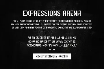 Arena - Blackletter Decorative Display Font