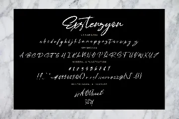 Exstensyon Brush Business Font