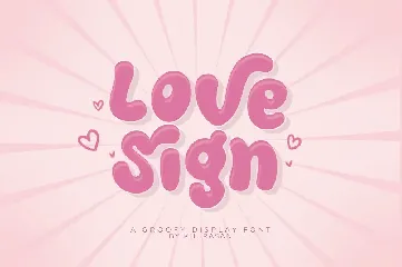 Love Sign font