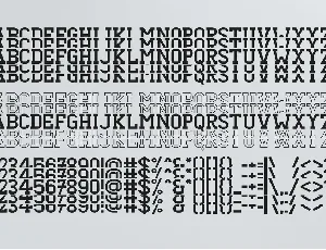 Dezire Stacked - Mirrored Font