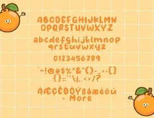 Orange Days font