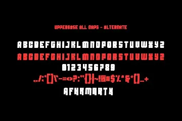 Hexantrav font