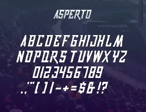 Asperto Font