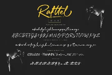 Rafttel Script font