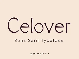 Celover Font