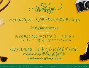 brushgyo typeface font