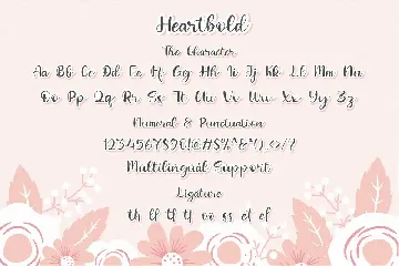 Heartbold font