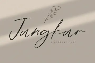 Jangkar Signature Font