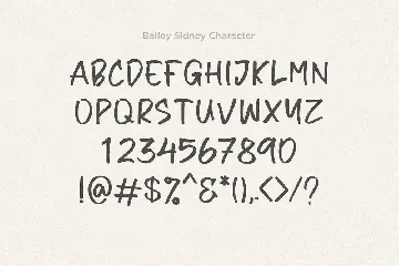 Bailey Sidney font