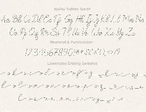 Bailey Sidney font