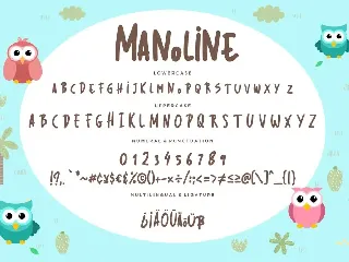 Manoline Fun Advertisement Font