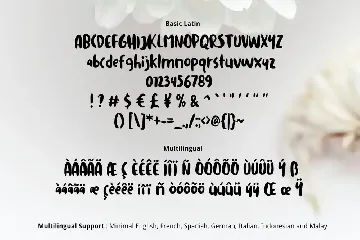 Flowery Brush Font