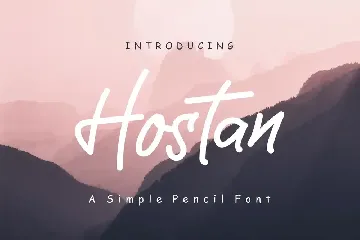 Hostan Font