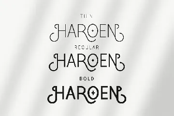 Horoen Stylish Font