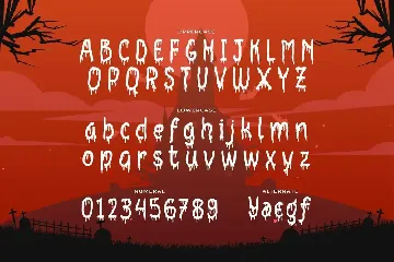 Bloodlust - Horror and Scary Font