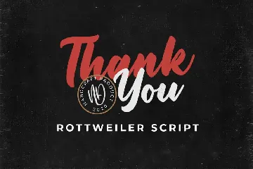 Rottweiler font