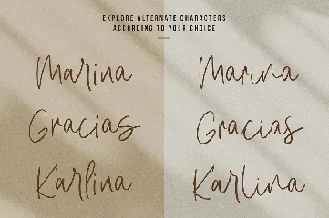 Amirah Brillone - Signature Font