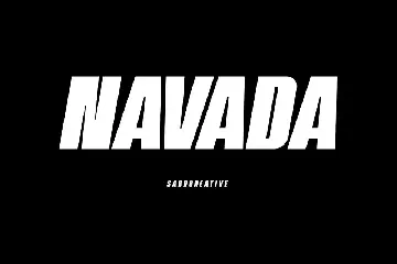 Navada font