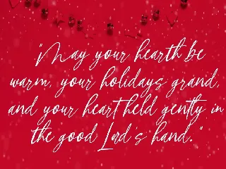 Another Christmas Script Font