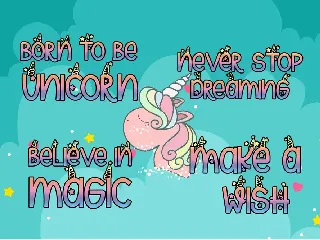 Unicorn Magic - Magical Typeface font