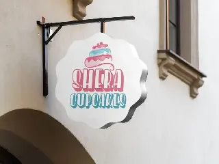 Shera Cupcake - Playful Display Font