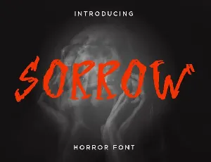 Sorrow - Horror Font