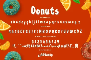 Donuts Joyful & Fun Advertisement Font