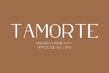 Tamorte Fonts