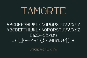 Tamorte Fonts