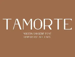 Tamorte Fonts