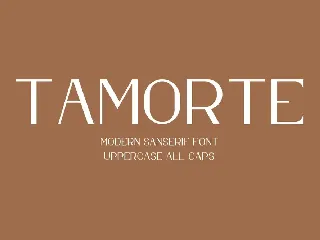 Tamorte Fonts