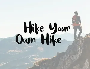 Hike More Font