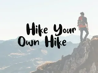 Hike More Font