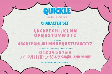 QUICKLE - Fun Hand Drawn Font