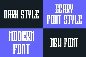 Darknes Shapekiner font