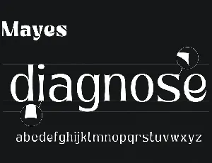 Mayes - Variable Font