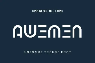 Awemen font