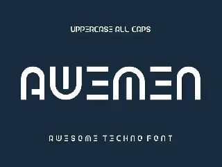 Awemen font