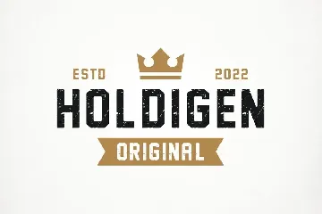 Holdigen Font